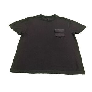 True Religion Pocket Crew Neck Short SleeveT Shirt Purple Striped Small